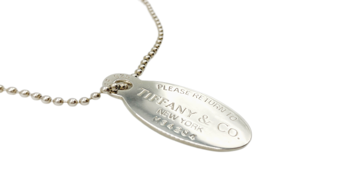 リターン トゥ ティファニー オーバルタグ ネックレス