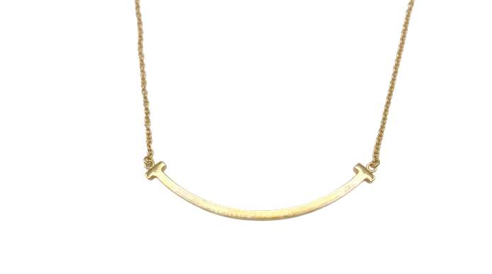 T スマイル ネックレス