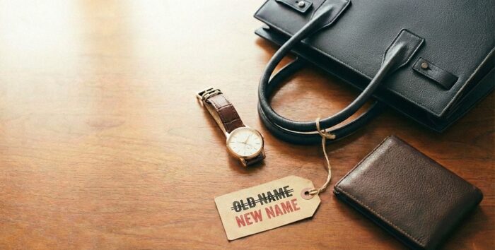 ブランドの名称変更