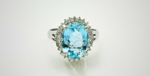 アクアマリンのリング